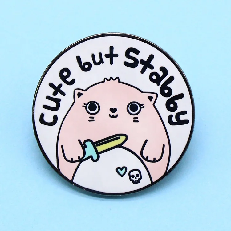 custom design backing card logo pin maker cute anime animal badge Manufacturer custom metal soft hard enamel lapel pins