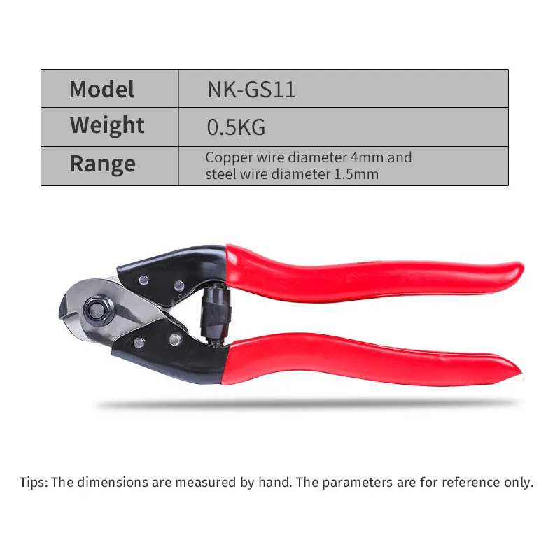 WX-206/808-303A/065/GS11 Hot sale cable cutter for cutting cables pliers tools cable cutter wires