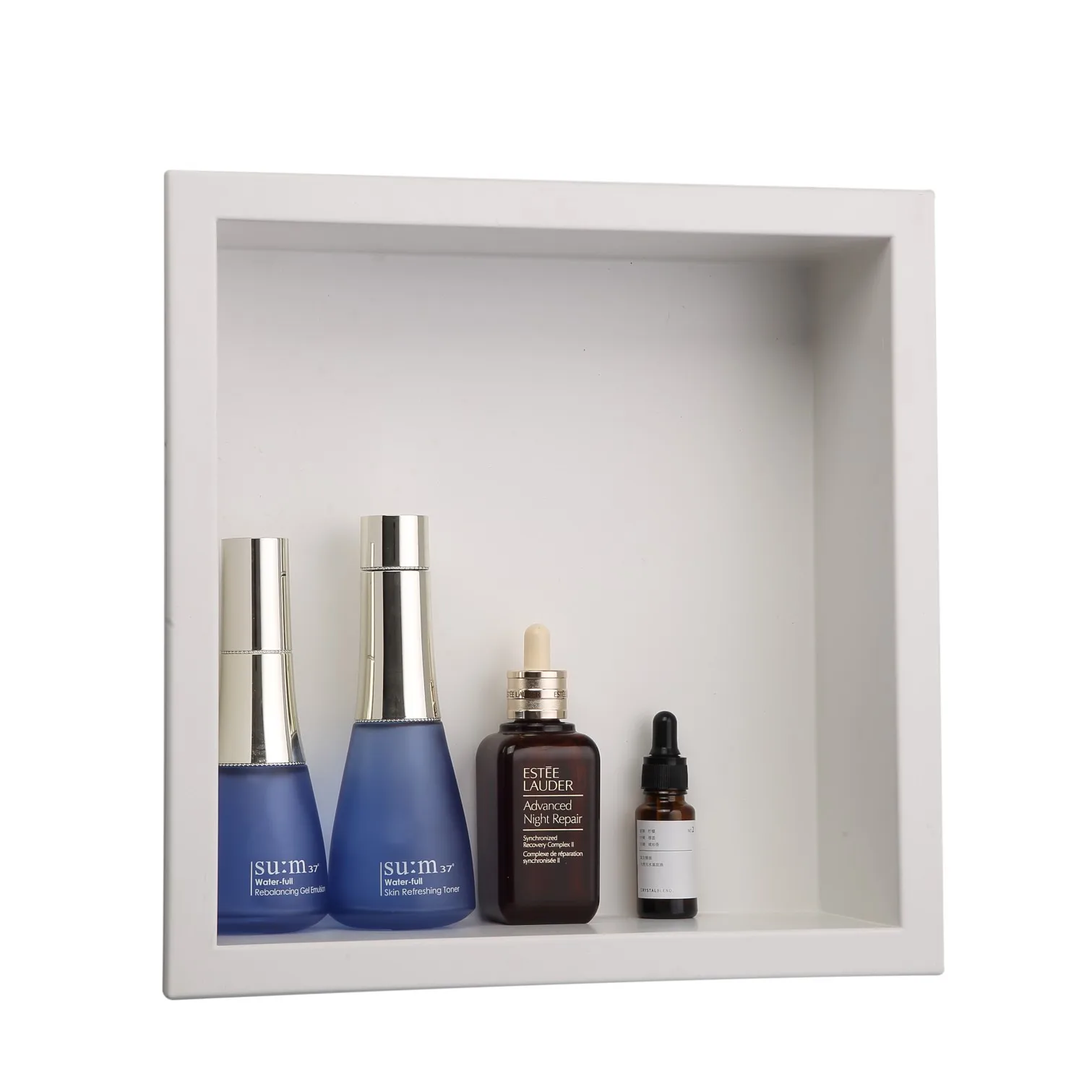 Recessed Shower Holder, Bathroom Shelf Insert Storage for Shampoo, Soap Bottle shower niche