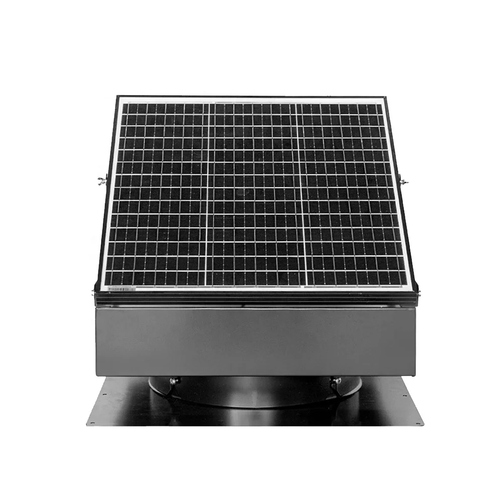 16 Inch 70 Watt New Solar Powered Attic Exhaust Fan Adjustable Type For Factories Warehouses