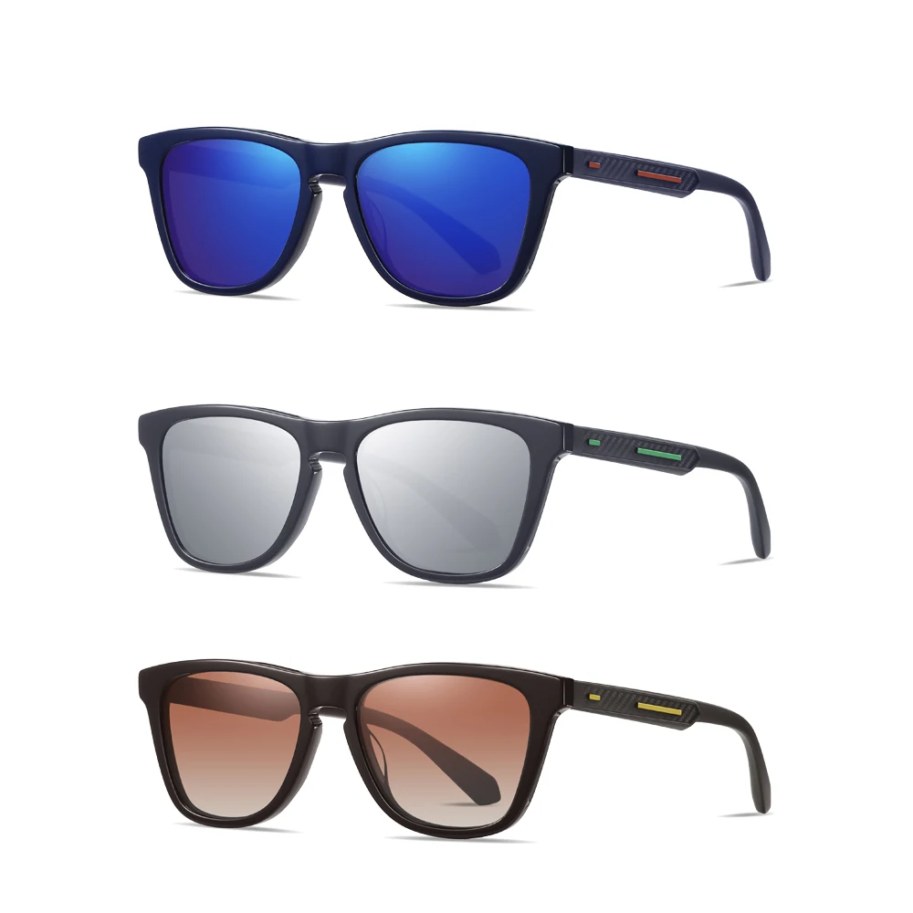 Wholesale Sport Sunglasses for Men Fashion Model Sun Glasses Acetate+TR90 Frame BC9108 Mirror Polarized Sunglasses for Outdoor