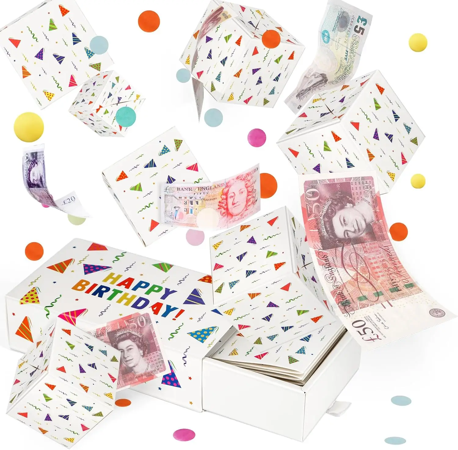 Money Gift Surprise Box Pop-Up Explosion Gift Surprise DIY Box Photo Folding Gift Personalized Memory Box