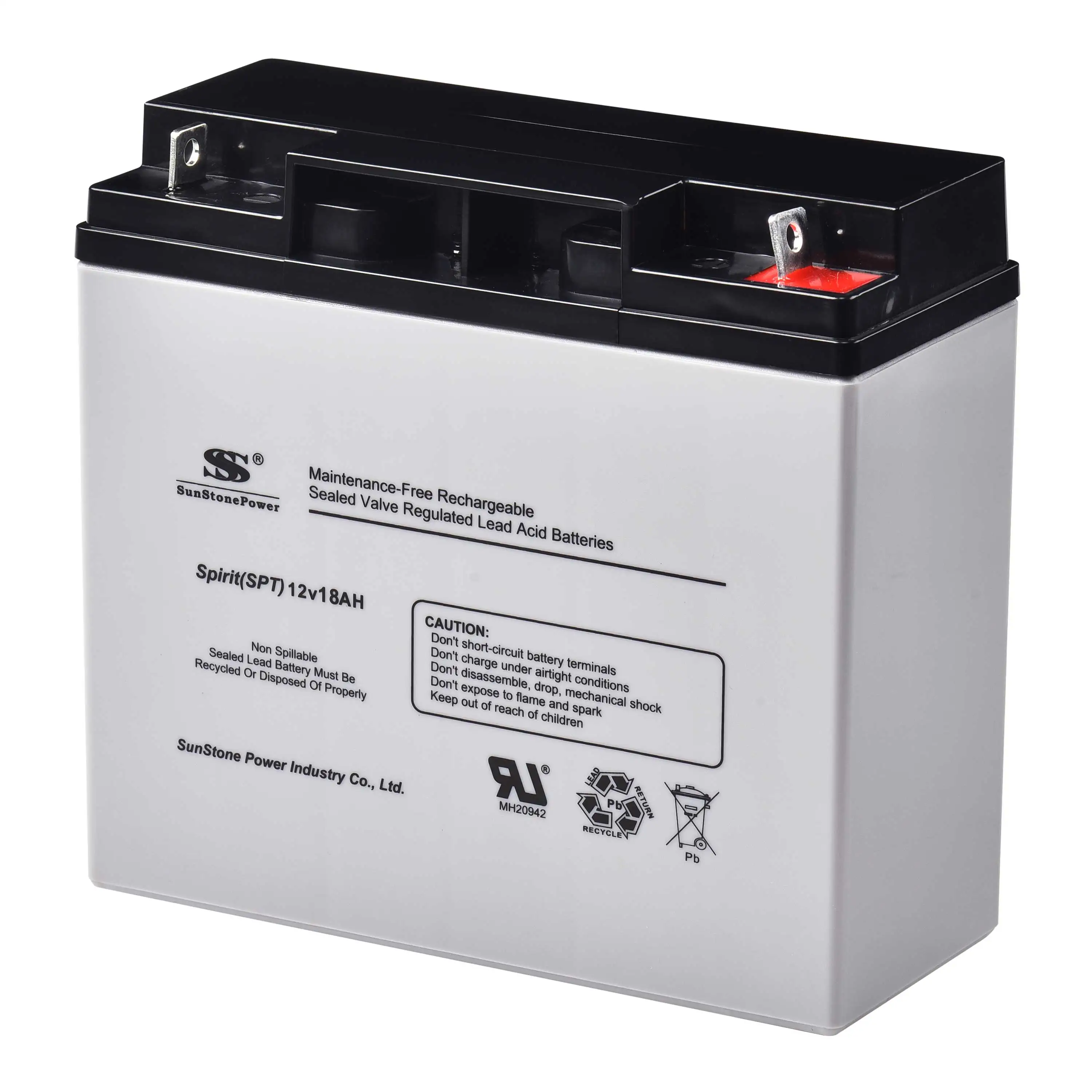 Sunstone SPT series12v Lead Acid Battery With Super Start Agm Battery