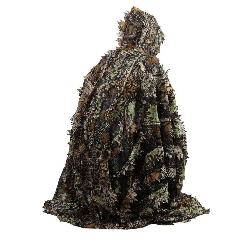 
 Artificial Leaf Camouflage Garment Suit Maple Leaf Camouflage Hunting Clothing for Field Combat Training Activities  