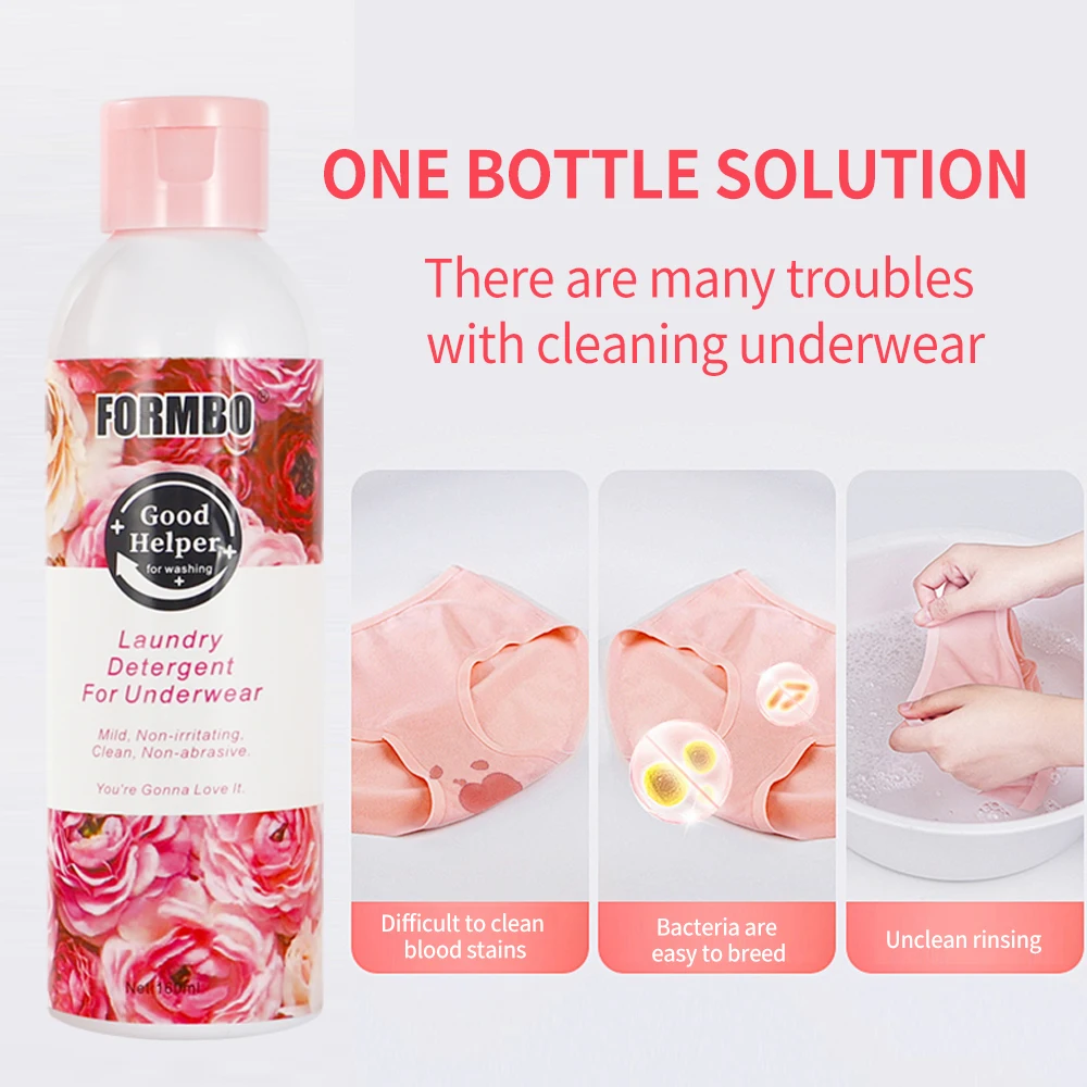 Hot selling Underwear Laundry Detergent Fresh flower perfume washing liquid detergent liquid OEM Fresh Scent Underwear Hand Wash