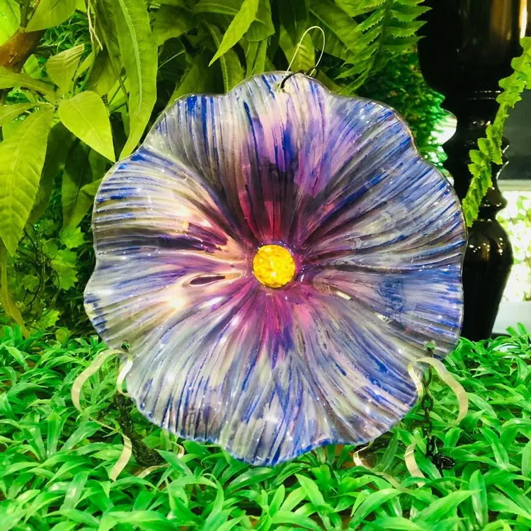  Modern Novelty Smart Glass Bird Bath And Water Feeder Hanging Outdoor Garden