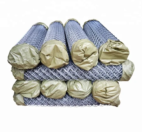 Factory direct sale 8 foot boundary wall pvc coated used wire mesh chain link fence for sale