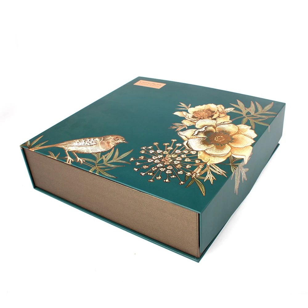 Eco-friendly Wholesale Luxury Customized Logo Box Biodegradable Cardboard Box Mooncake/cookie/tea Packaging Magnet Gift Box