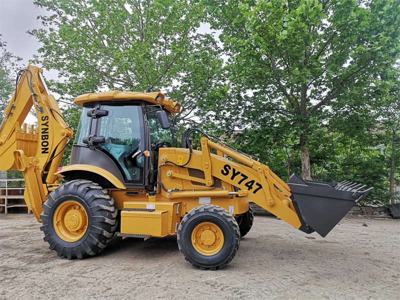 SYNBON  golden supplier mini backhoe loader for sale 7000 lbs 3 ton small backhoe loader for sale