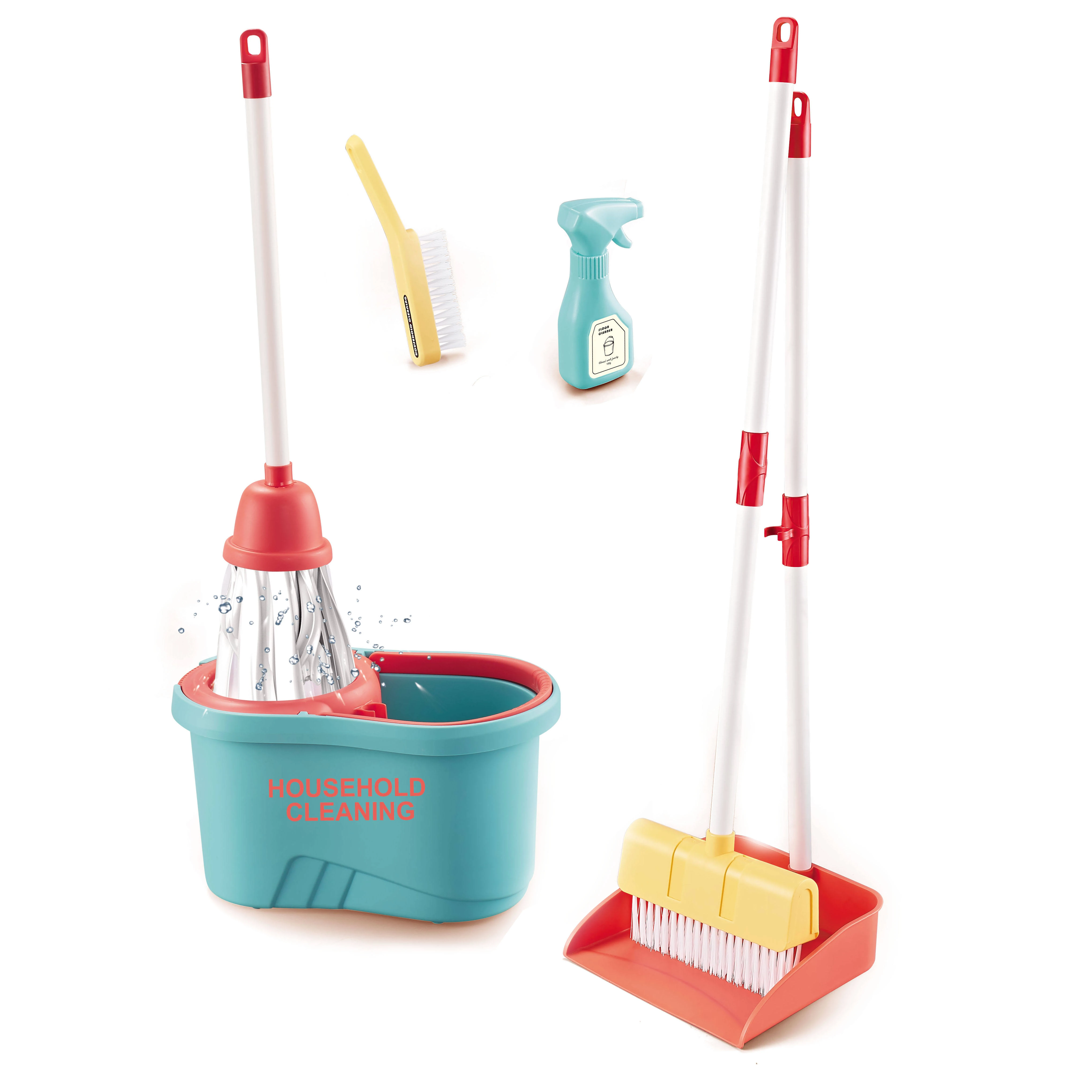 Electric vacuum cleaner sweeper toy with music and light children pretend play cleaning set toy kids educational toy