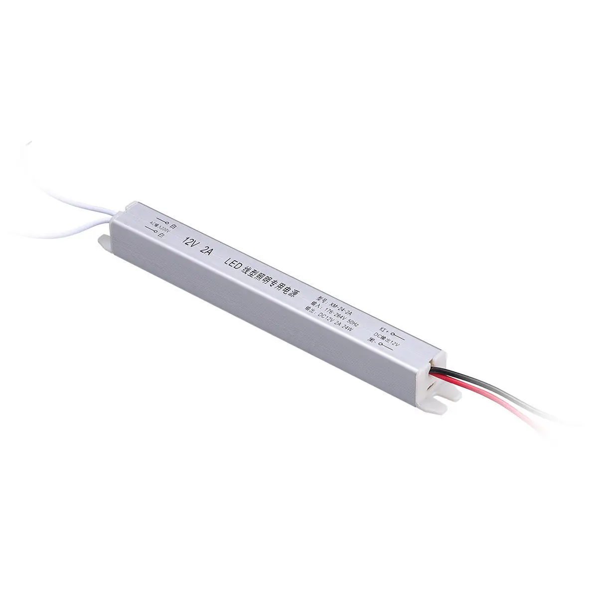 Factory slender strip aluminum shell power supply 12V 36W advertising light box showcase LED switching small power supply