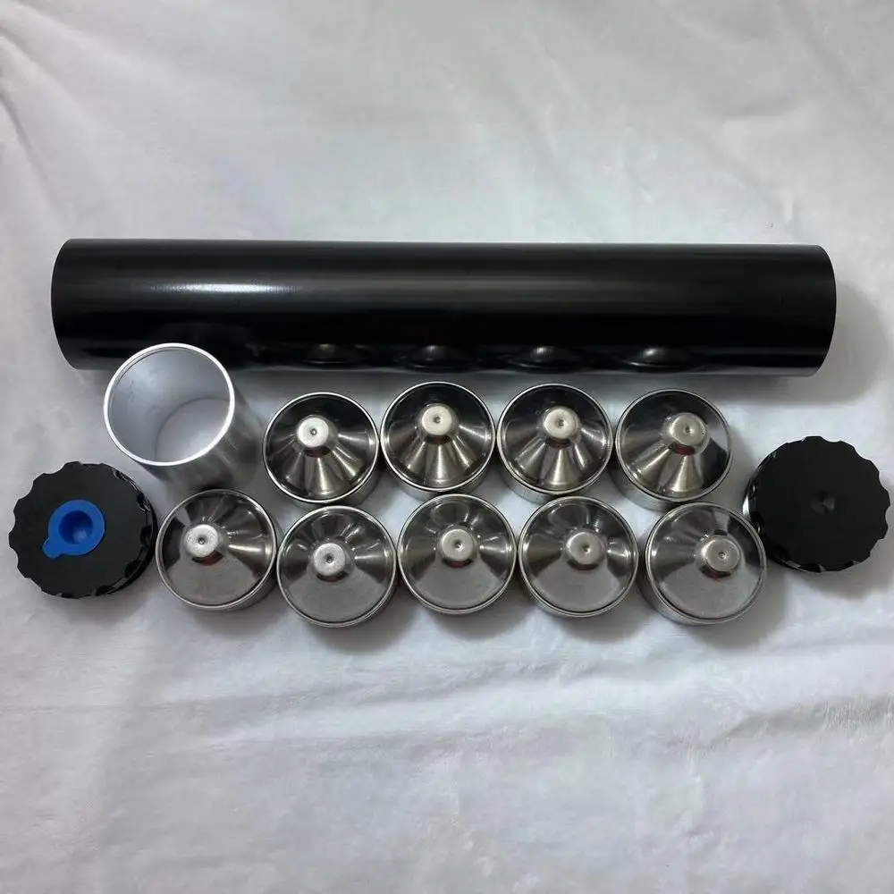 Дольше 10 'L 1,75' OD 1-1/2 'ID трубка 1/2x28 заглушка + 9x стаканы из нержавеющей стали топливный фильтр Napa 4003 Wix 24003 ловушка для растворителей