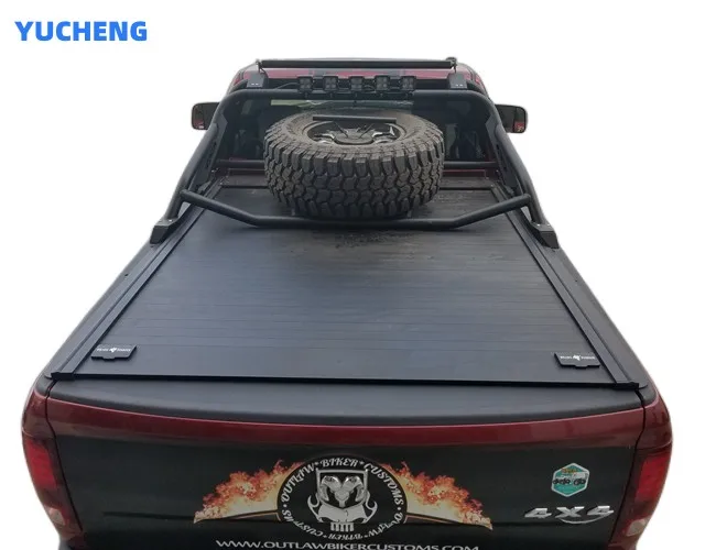 Dedicated for 2009+ DODGE RAM 6.4FT  electric  roller lid Tonneau Cover for tacoma HILUX TOYOTA PICKUP tonneau cover