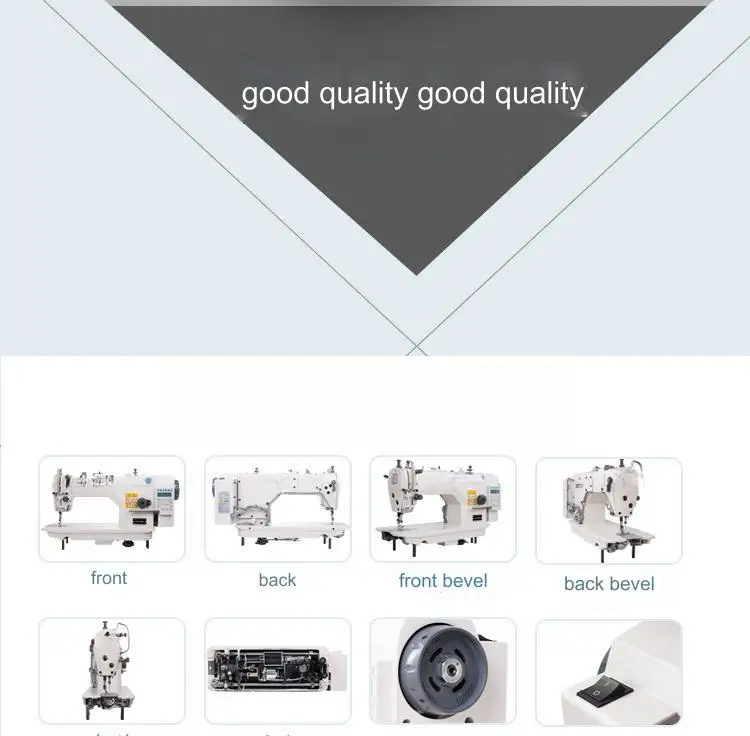new single Needles Heavy Duty Lockstitch Flat Bed Compound Triple Synchronous Industrial Sewing Machine For Leather