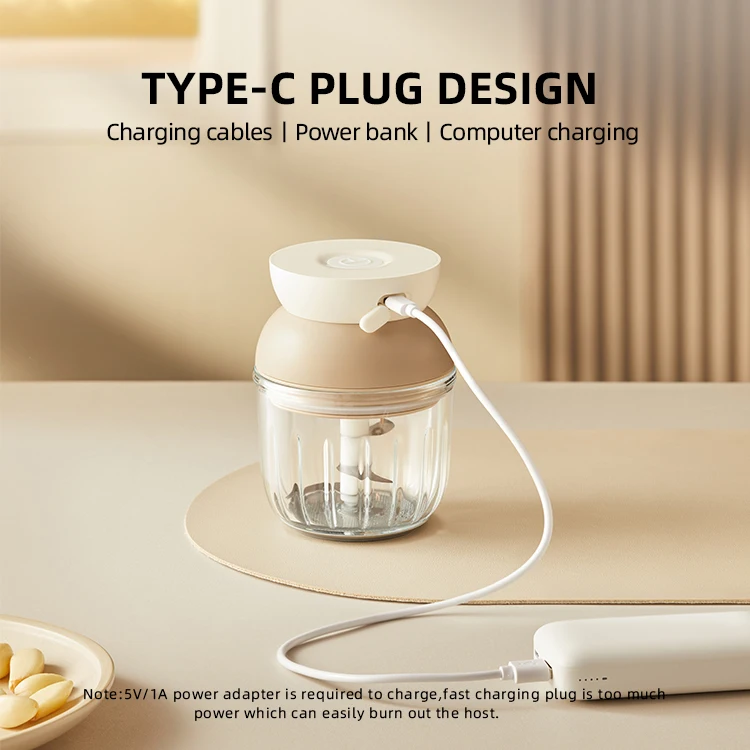 300ML mini multi-function multi purpose portable garlic onion spice vegetable chopper food fruit mixer grinders processor