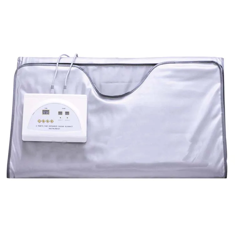 OEM far infrared three zone sauna blanket Purple Pink Silver slim detoxification sauna bag  club family use CE