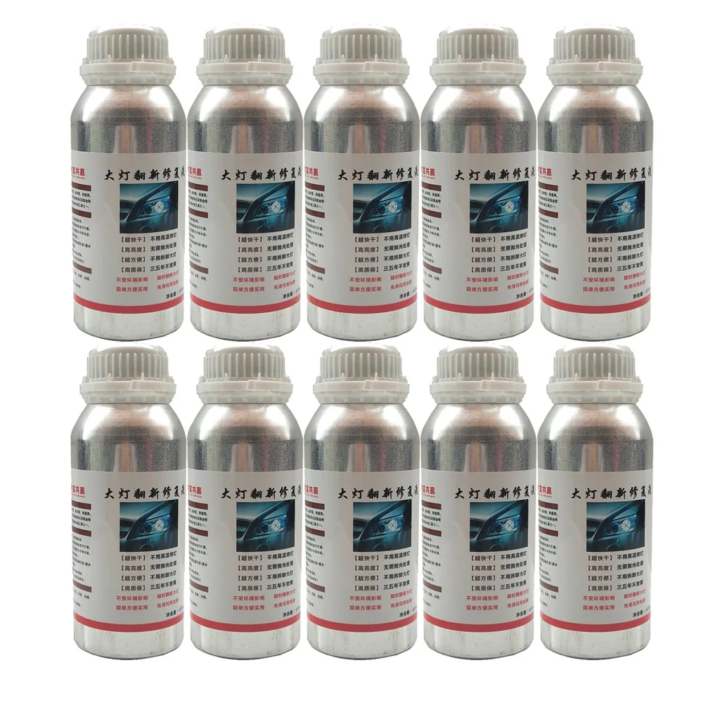 JSZ 600ml Car Headlight Polish Glass Coating Professional  Auto Car Clean Repair Tool Headlight Restoration Liquid