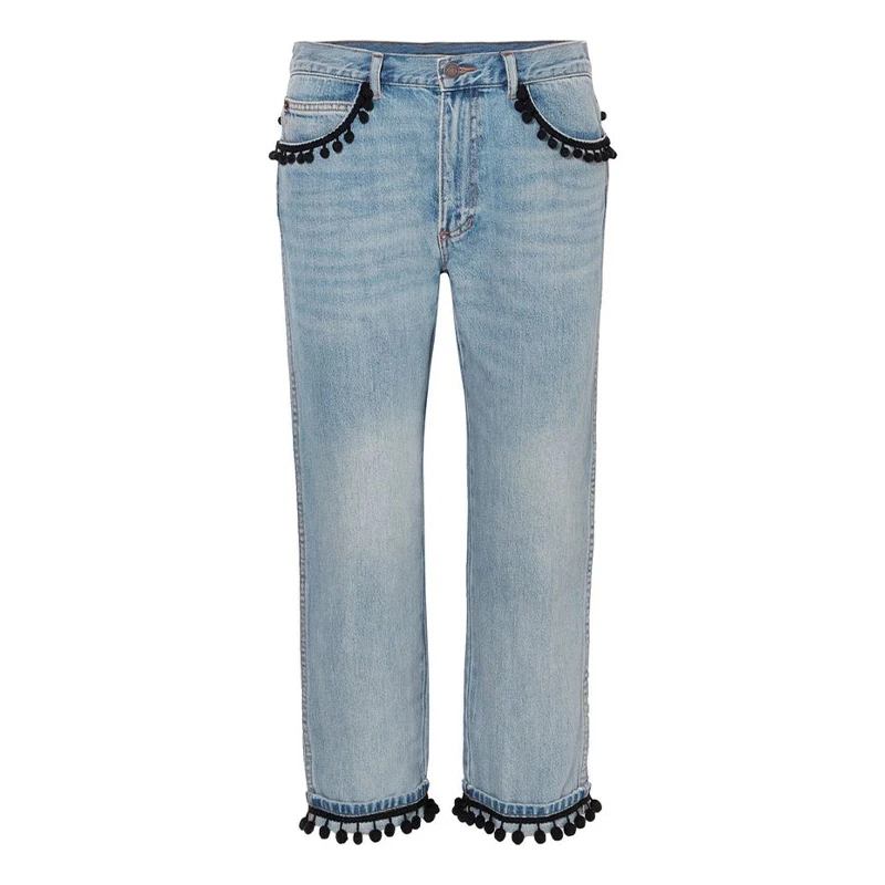 Fashion Cotton Jeans For Kids Baby Kids Casual Style Cotton Jeans Young Girls Tight Jeans