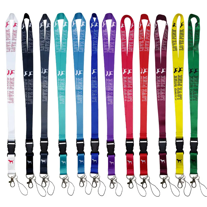 Personalized Custom Printing Logo Polyester Neck ID N ike Lanyards With Logo Custom