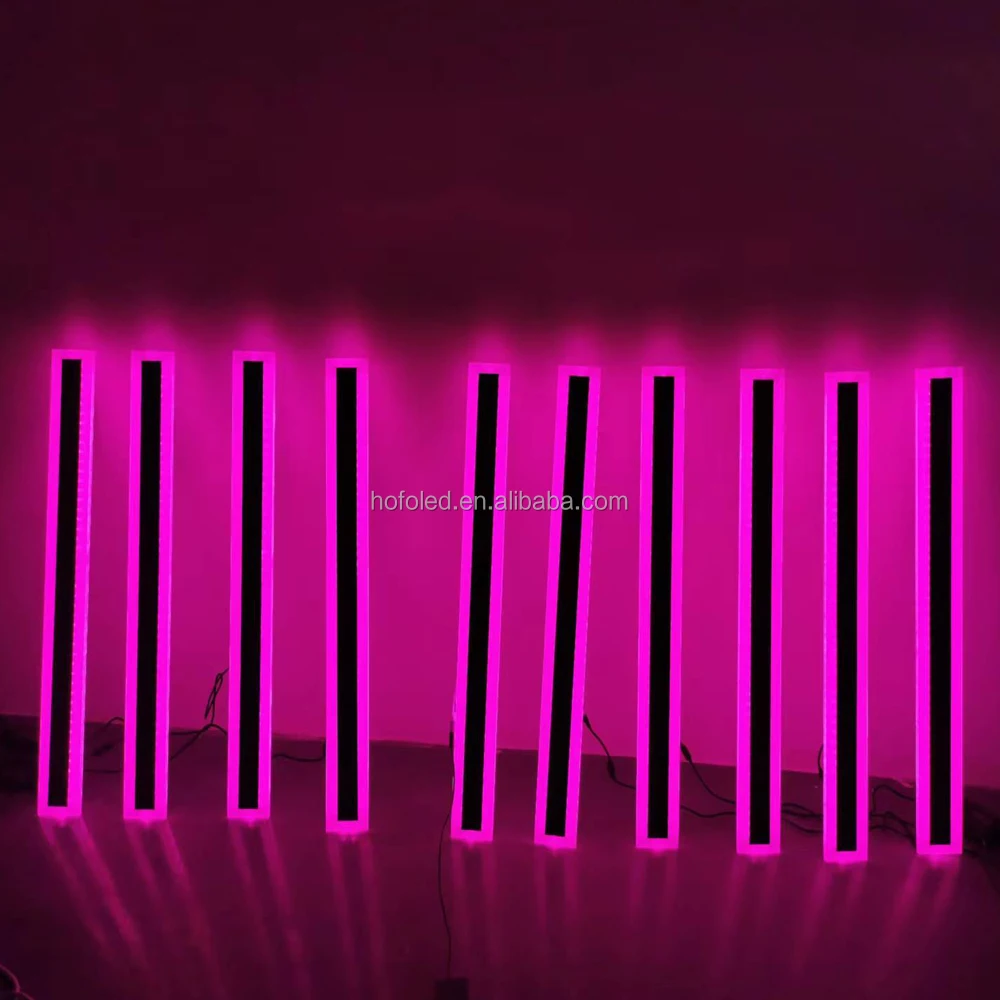 Modern Fixture Sconce RGB Strip Wall Light Indoor Home Sconce Strip Wall Lamp Outdoor Multicolor Long Led Linear Wall Lights