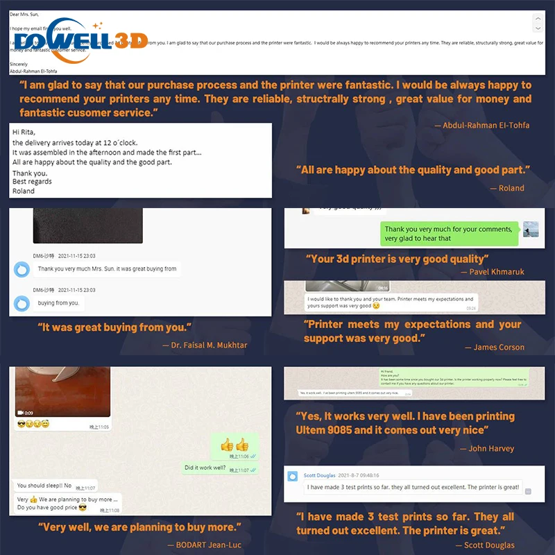 2023 newest Dowell 3d large size printer pellet extruder fast printing industrial granule 3d printer stampante 3d