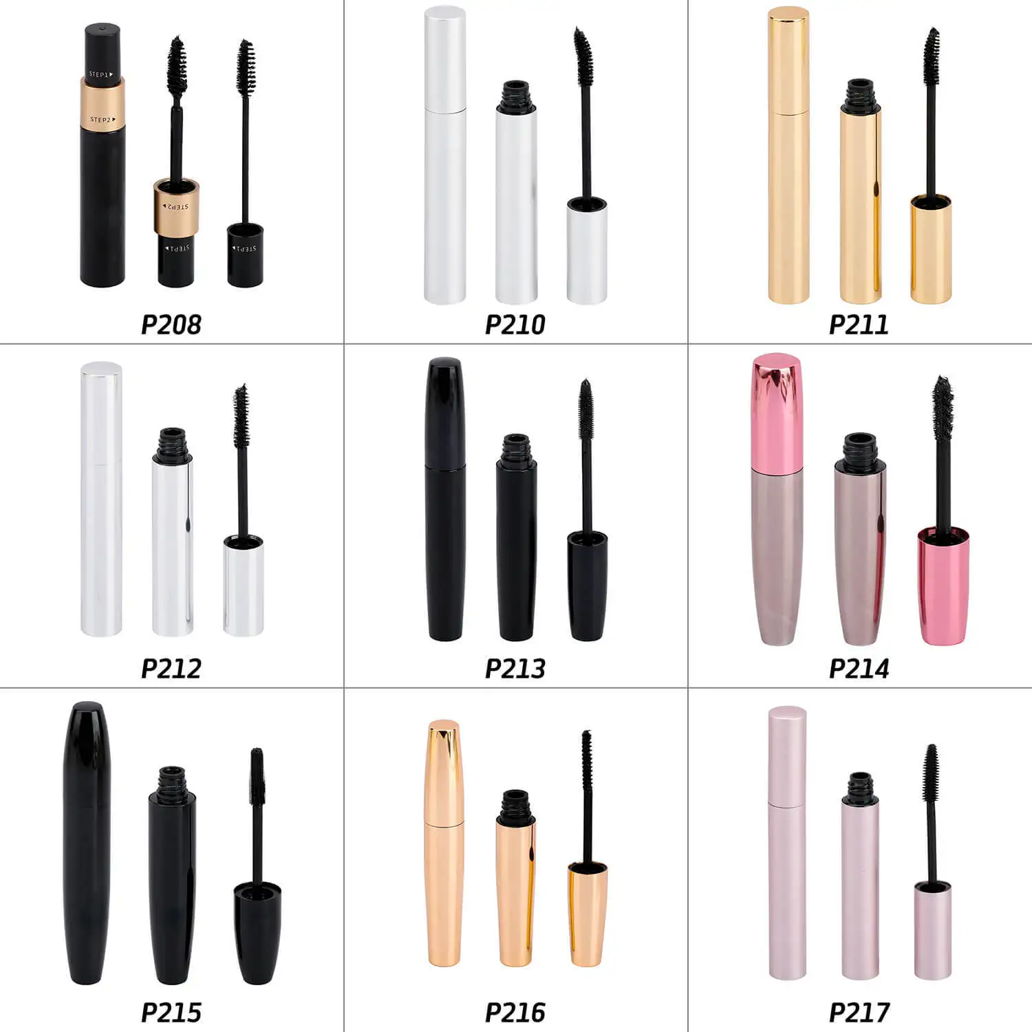 Hot Selling Waterproof Mascara Private Label Vegan Lengthening Mascara Custom Eyelash Mascara Wholesale