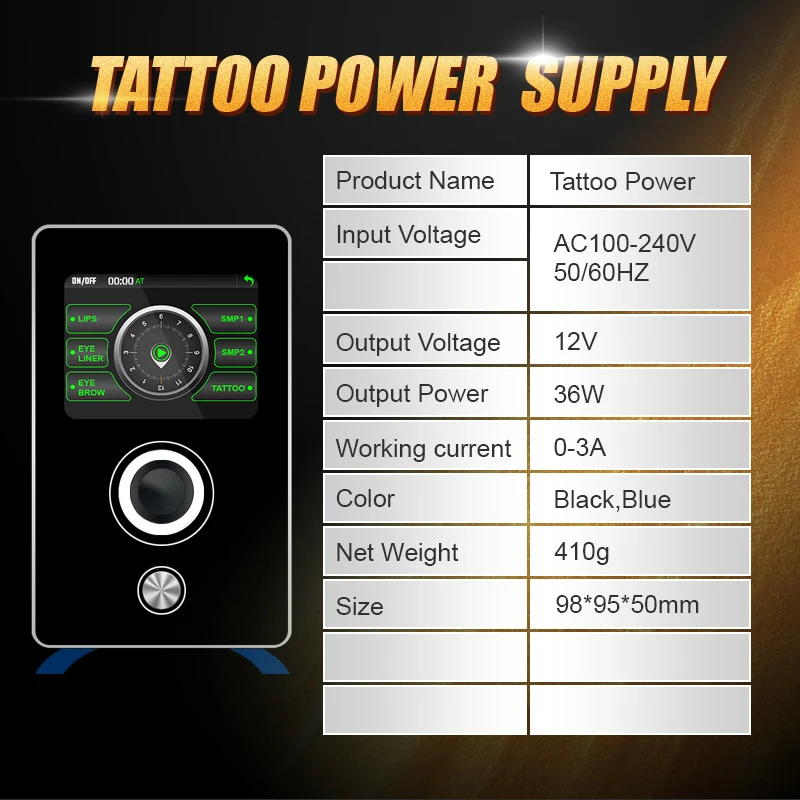 Tattoo Power Supply 12v Smps Power Supply Smp Machine for Tattoo Rotary Pen Machine