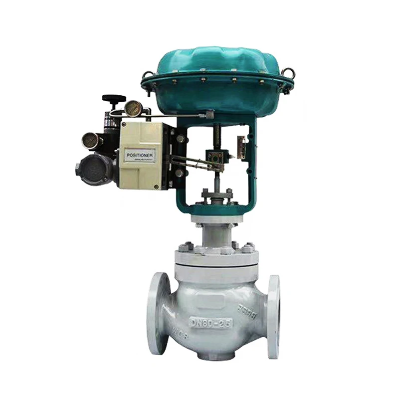 Stainless steel regulating valve pneumatic modulating control valve with positioner