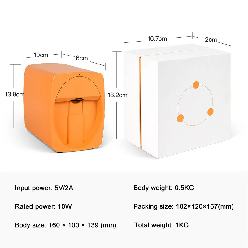 Hot Sales DIY Mobile Nail Printer Professional Digital Nails Art Equipment Nail Machine For Manicure Tool Machine Painting