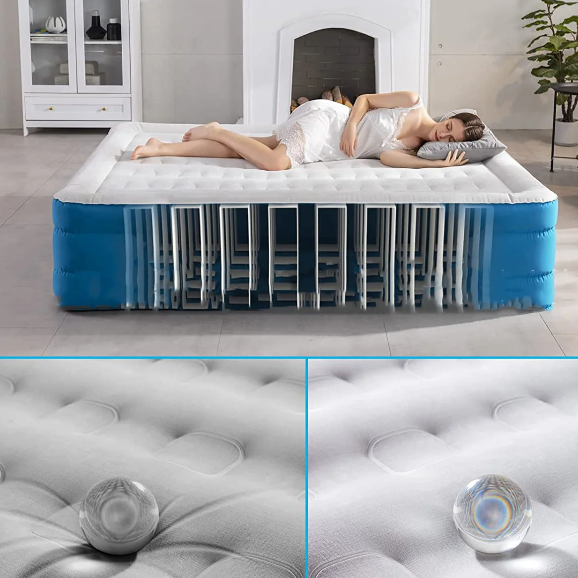 High Quality Service Size Inflatable Mattress Twin Air Inflatable King Size Mattress