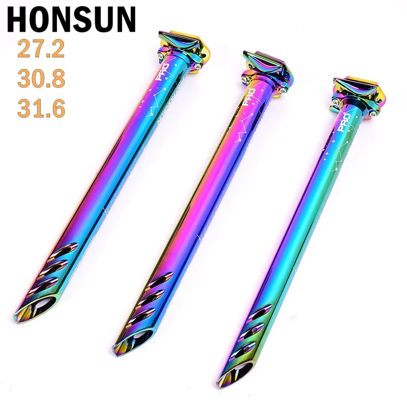 
PRO HONSUN Aluminum Alloy Road Bike Seatpost 27.2 AM/XC/MTB Bicycle Seat Post Bike Part 