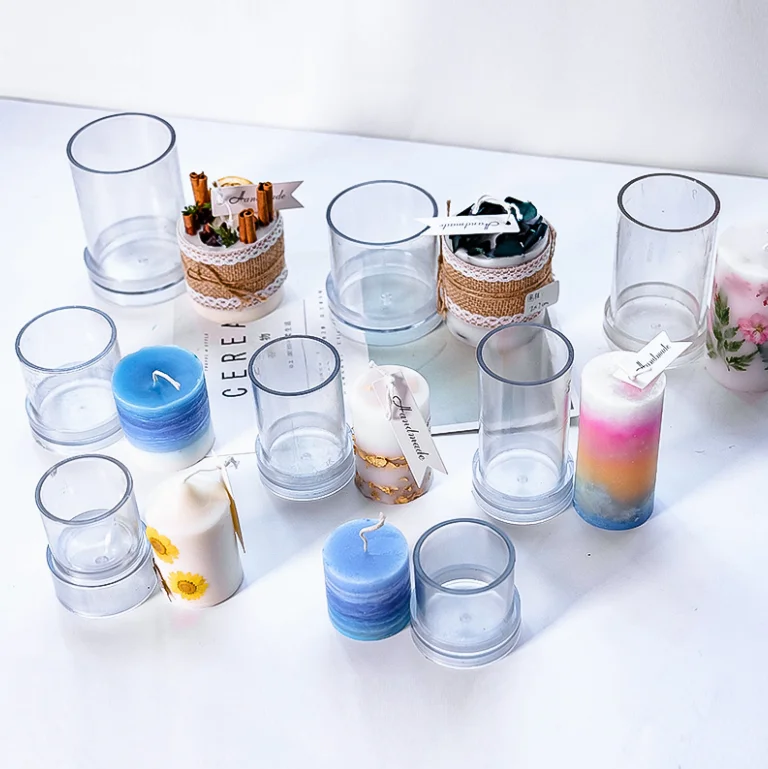 Z176 cylindrical plastic candle mold can be customized in a variety of sizes