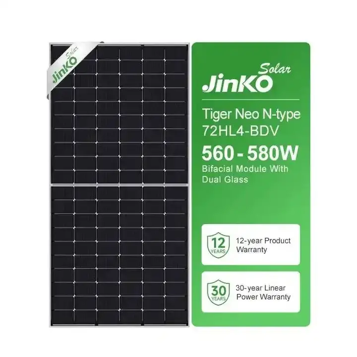 Solar Panels Jinko 550w 560w 570w Jinko Solar Panel 550w 555w Jinko Tiger Neo N-type 72HL