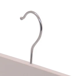 Cheap price hot sale FSC certificate non slip wood pants hanger with non slip clips
