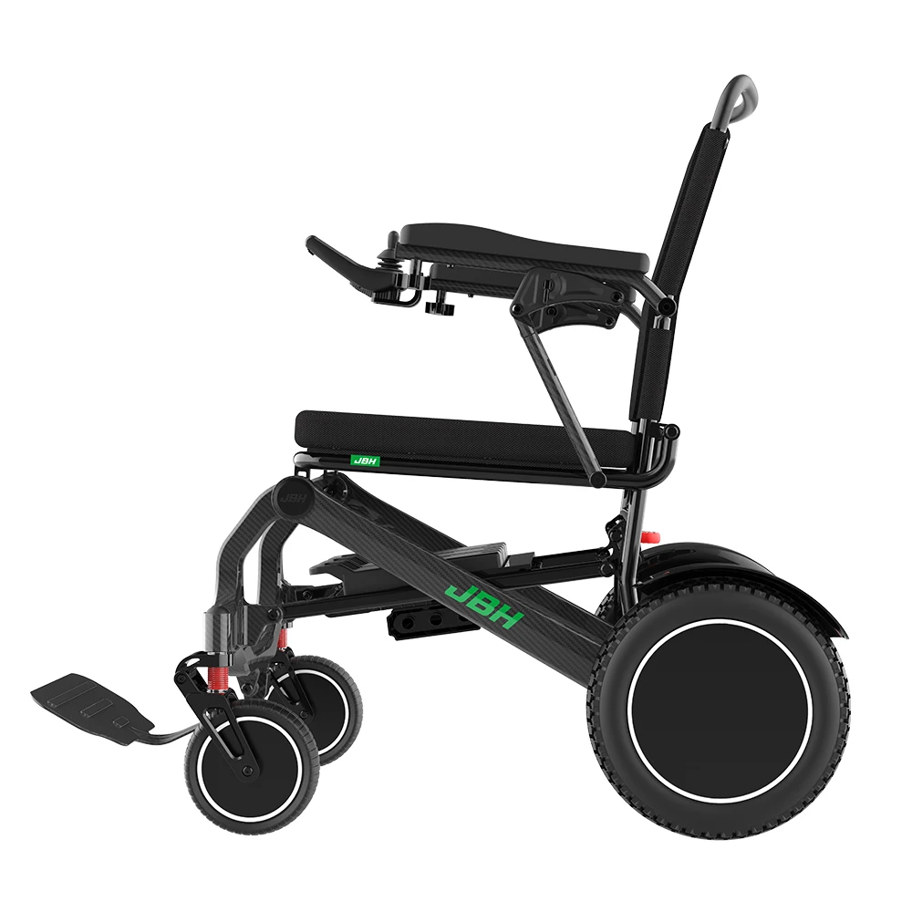 Fully handcrafted body made of carbon fiber electric wheelchairs