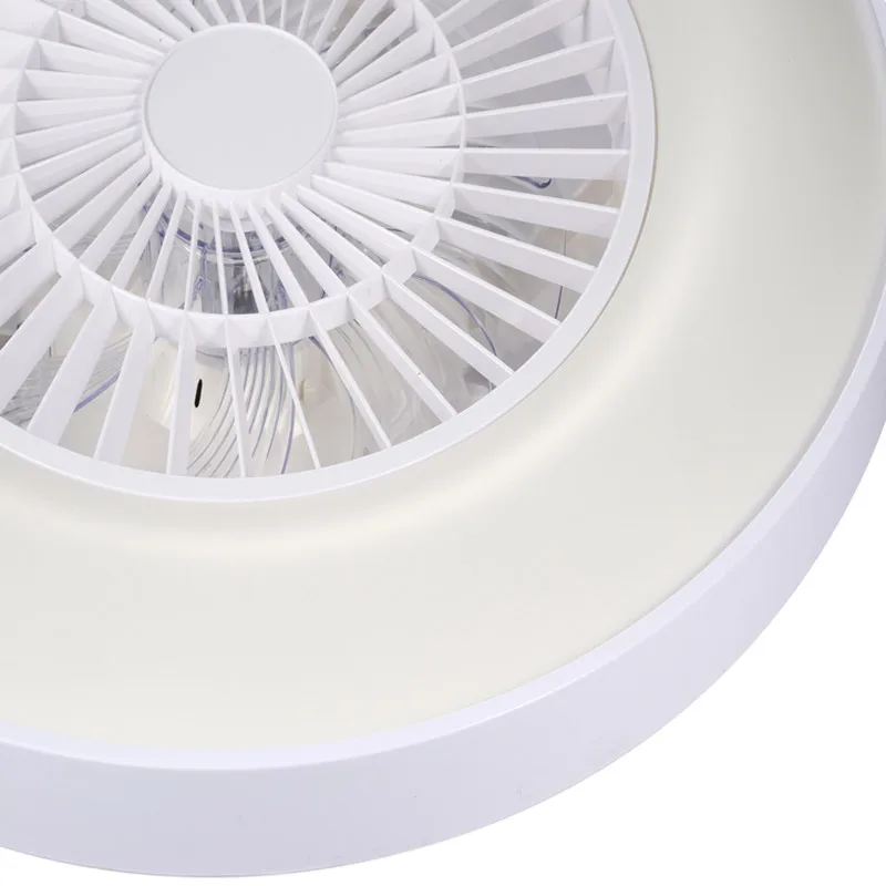 Plastic Indoor Modern Light Luxury Ceiling Lighting With Interior Fan