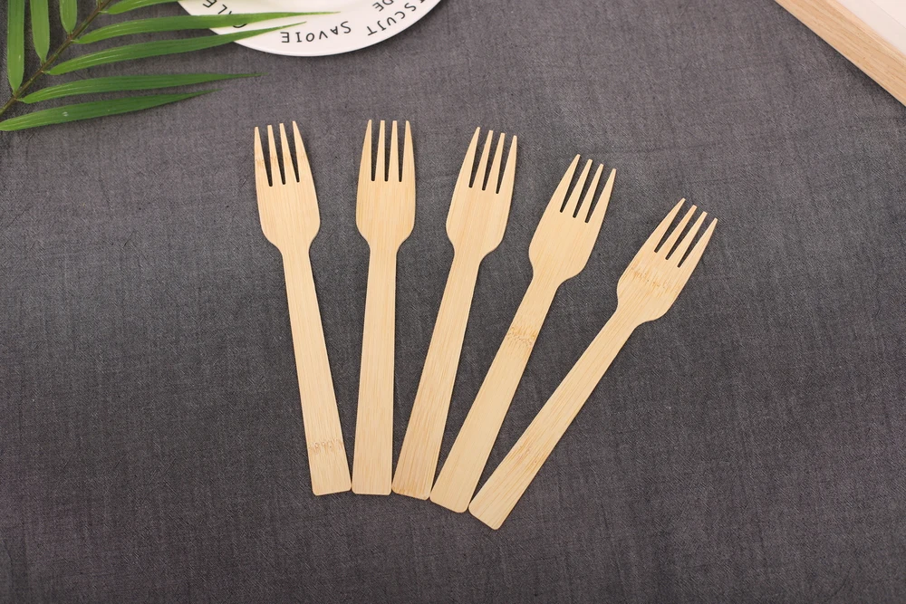 Портативный экологически чистый набор столовых приборов дорожная бамбуковая посуда устойчивый биоразлагаемый для кухни