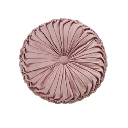 Round solid color Dutch velvet cushion sofa pumpkin pillow home decoration floor mat