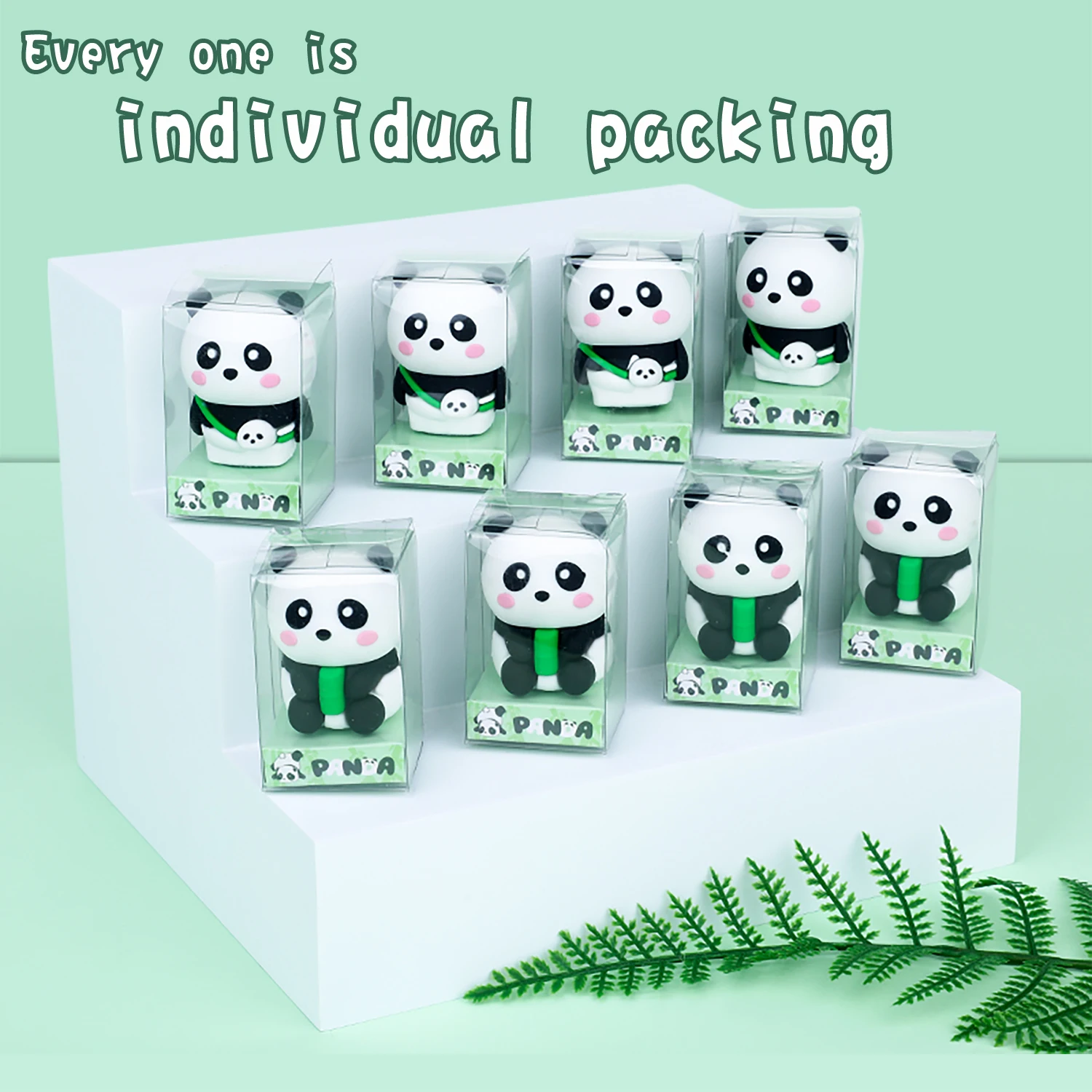 Creative cartoon pencil sharpener small cute Panda shape children student stationery pencil sharpener for kids