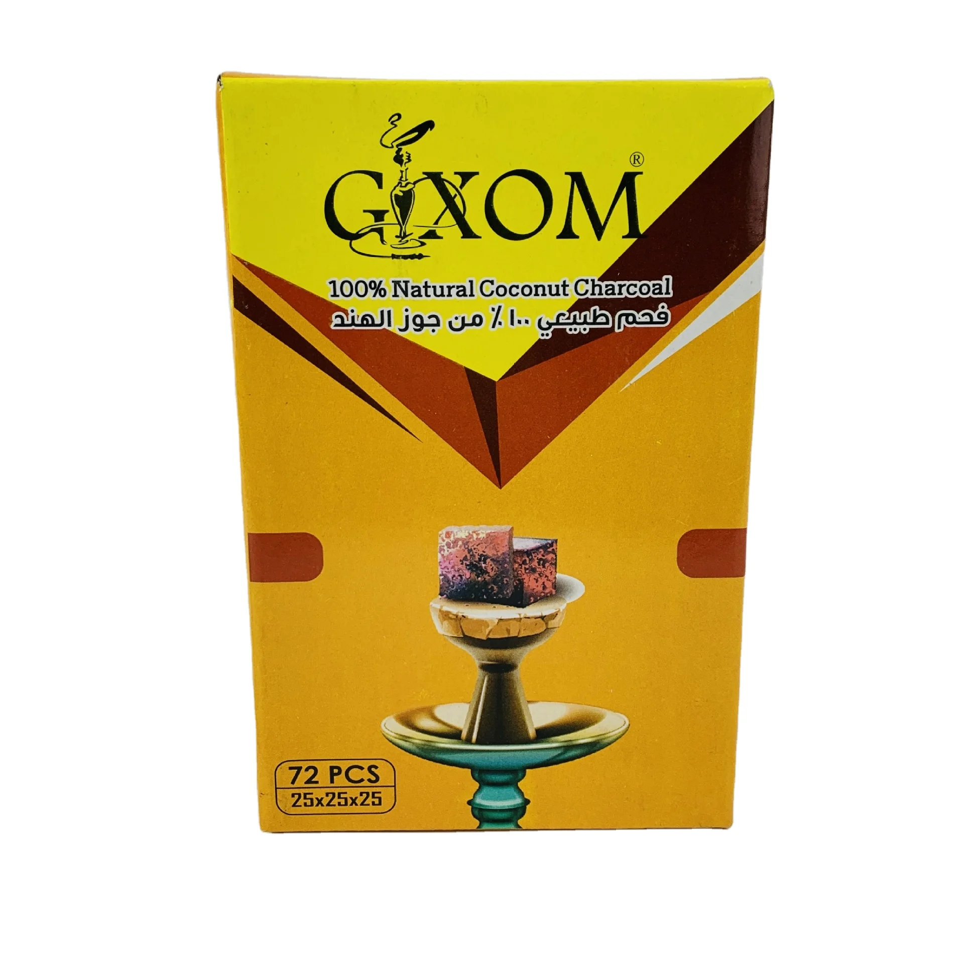 Новый дизайн, производство кокосового угля для кальяна, уголь для кальяна, низкая цена на продажу