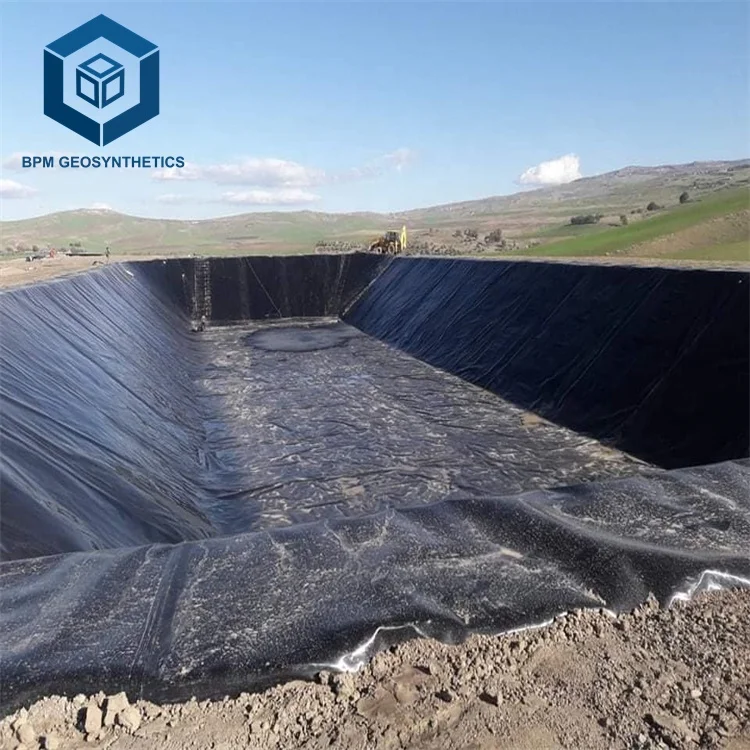 Waterproof Geomembrane HDPE Shrimp Pond Liner for Aquaculture in Southeast Africa