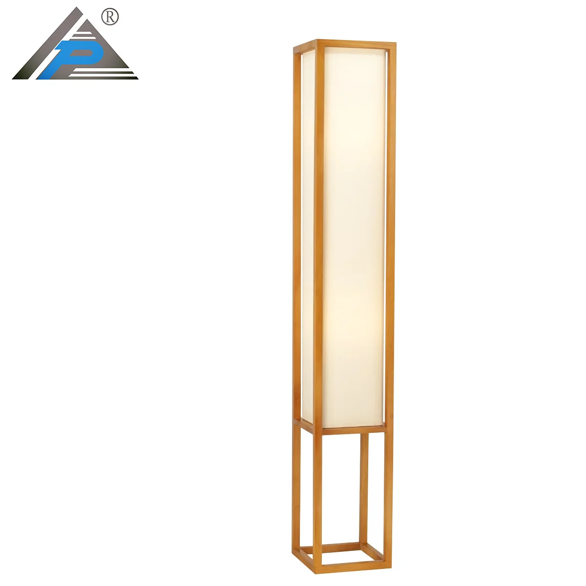 Wholesale Chinese Style Wood LED Floor Light Living Room Bedroom Sofa Side Corner Nordic Minimalist Solid Wooden Floor Lamp
