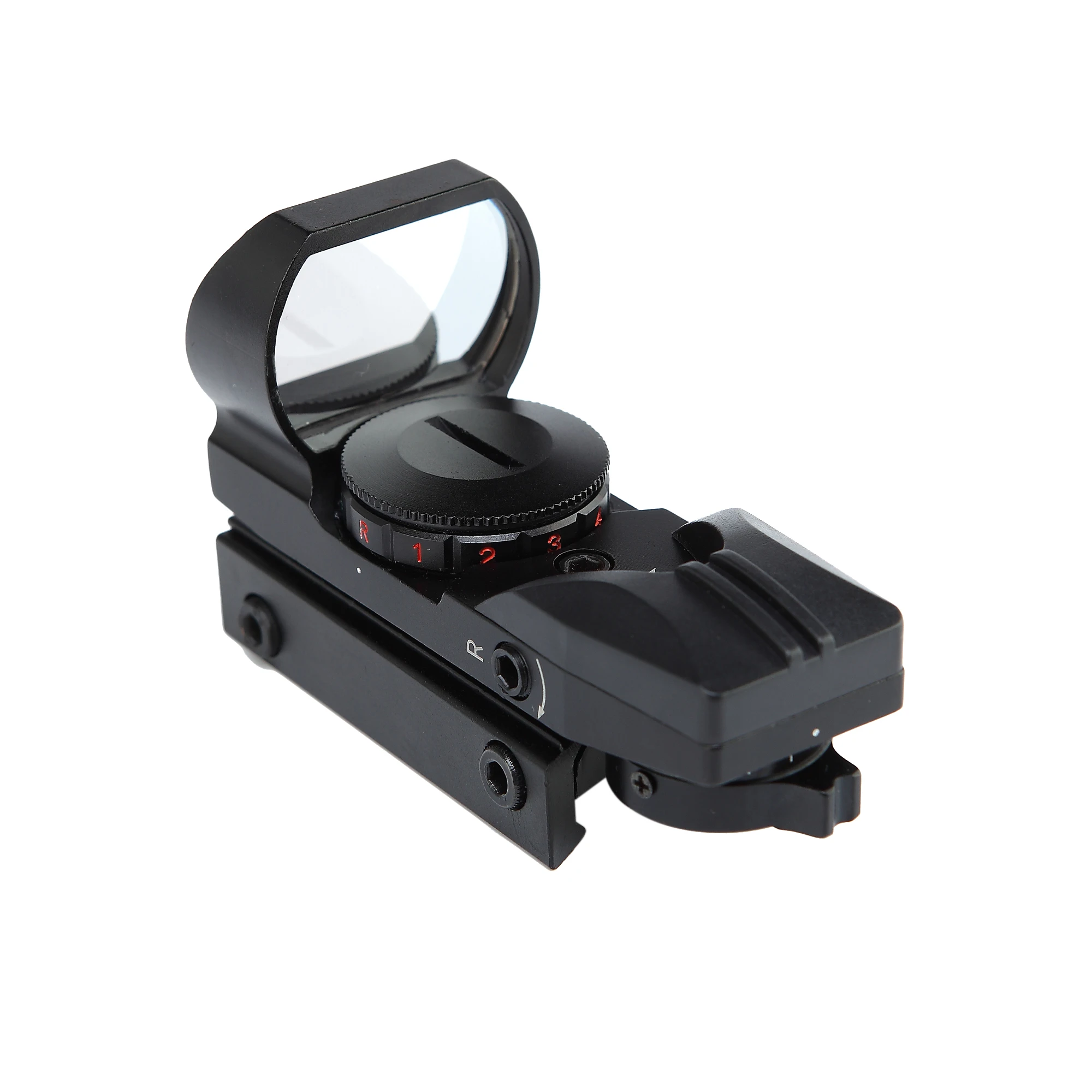 
Holographic Open Red Green Dot Reflex Sight, Red Dot Scope Red Dot 4 Type Reticle for Pistol 