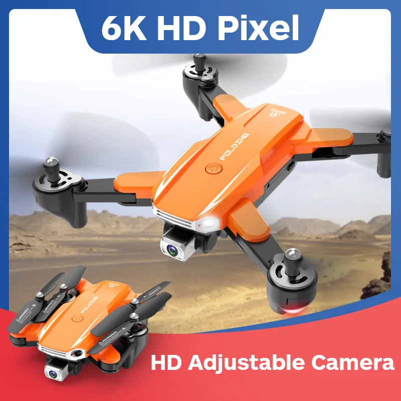 Складной Дрон S6 4K HD для аэрофотосъемки с дистанционным управлением игрушечный самолет GPS Квадрокоптер двойной камерой