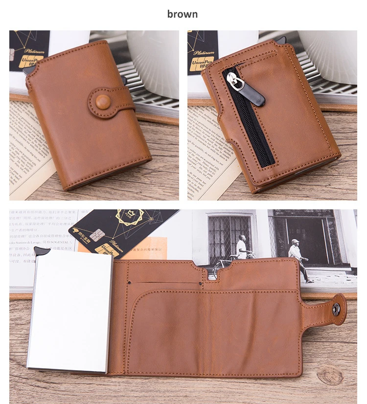 2020 atm card holder credit card holder rfid blocking wallet card holder for men