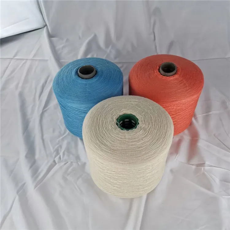 Manufacturer Supplier 32s/2 Acrylic 50 Viscose 50 Color Yarn Blended Yarn for Knitting and Weaving