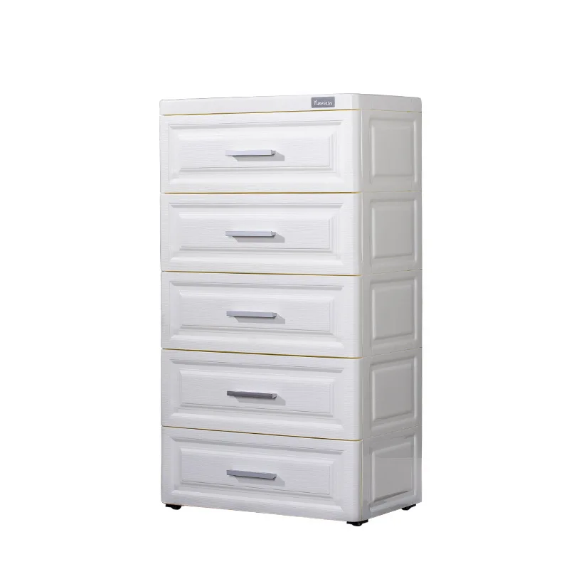 Thickened Drawer Storage Cabinet Home Living Room Bedroom 4 LAYERS