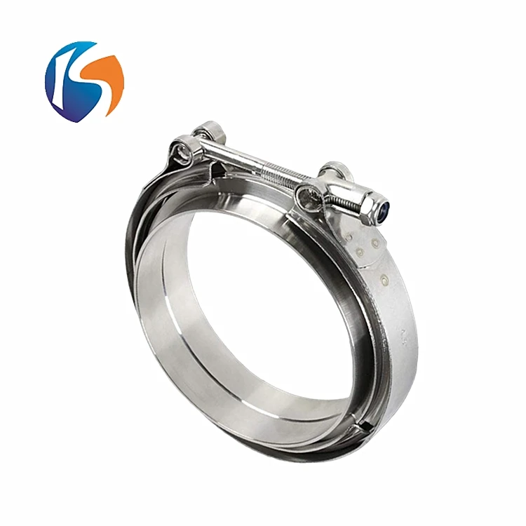 Adjustable high quality stainless steel 304 v-band hose clamp
