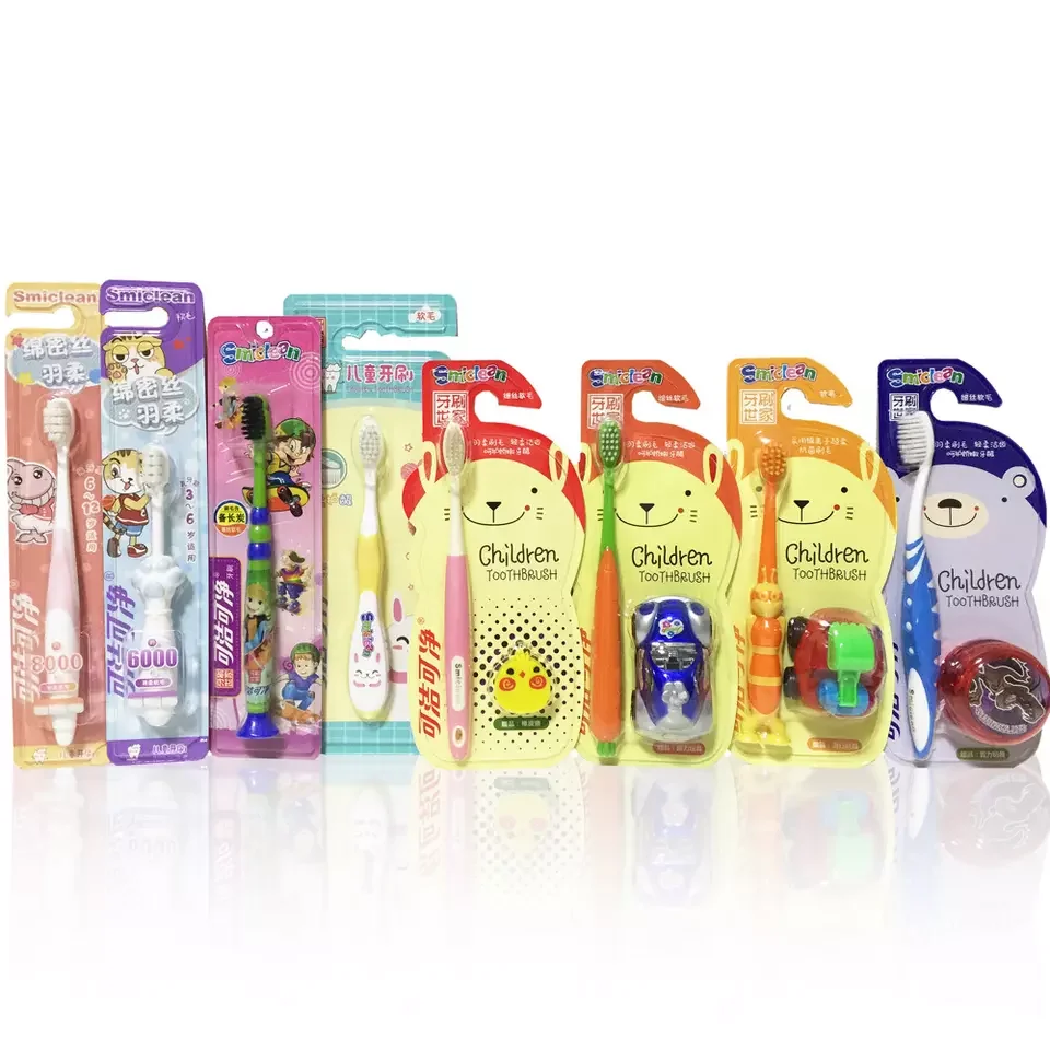 Good NEW Cute Loli pop OME brand BPA Free kids toothbrush with one pack 3 sets