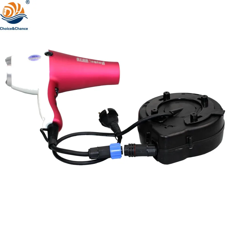 hair salon equipment hair dryer reel retractable power cord reel for hair dryer